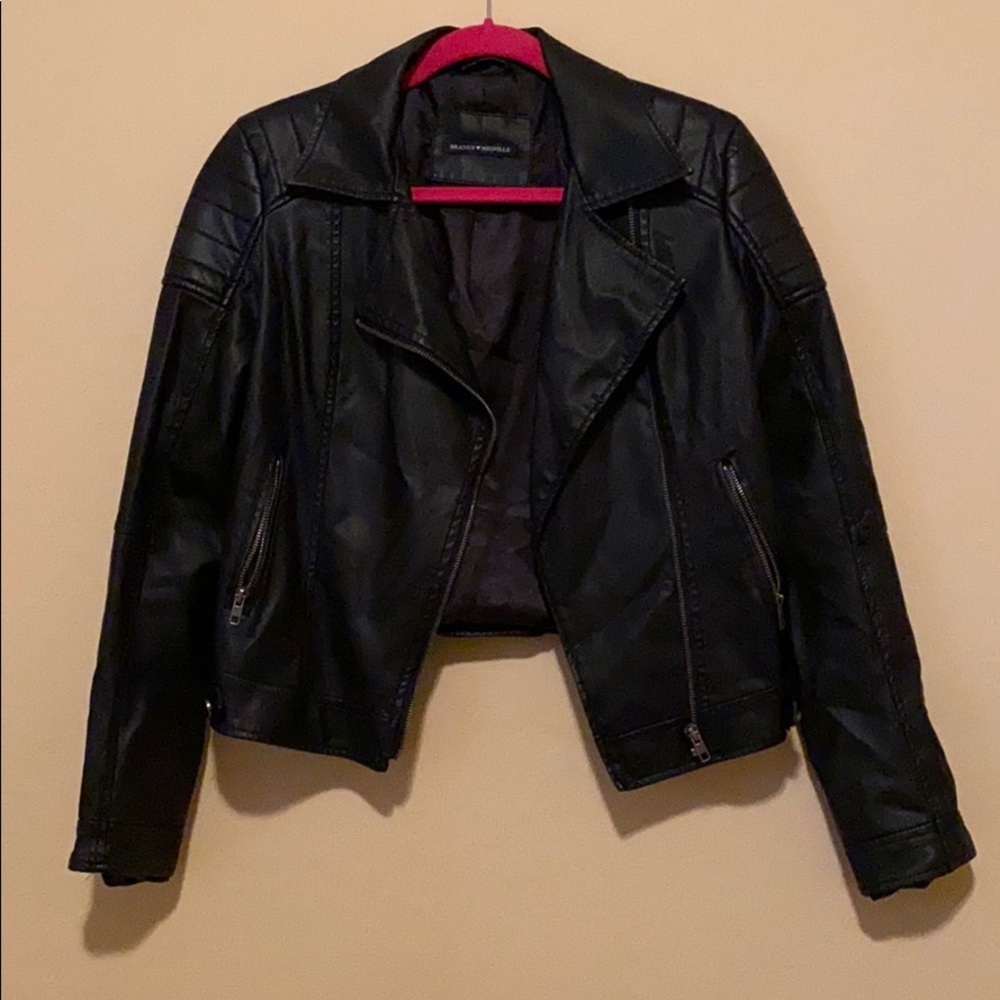 BRANDY MELVILLE FAUX LEATHER JACKET